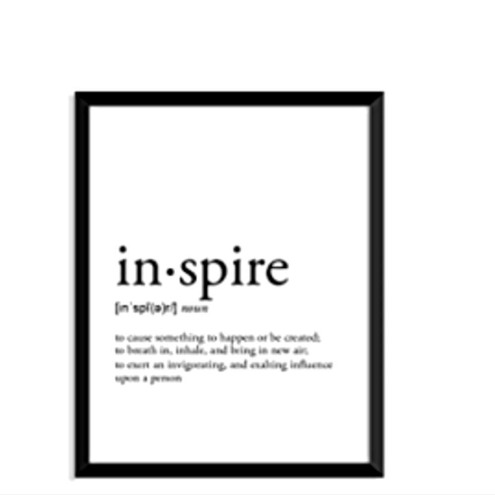 At Home, "Inspire" The Definition Framed Wall Art